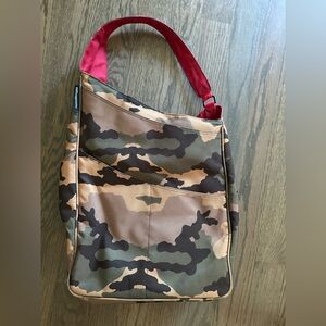 Maggie Mather Camo tennis tote